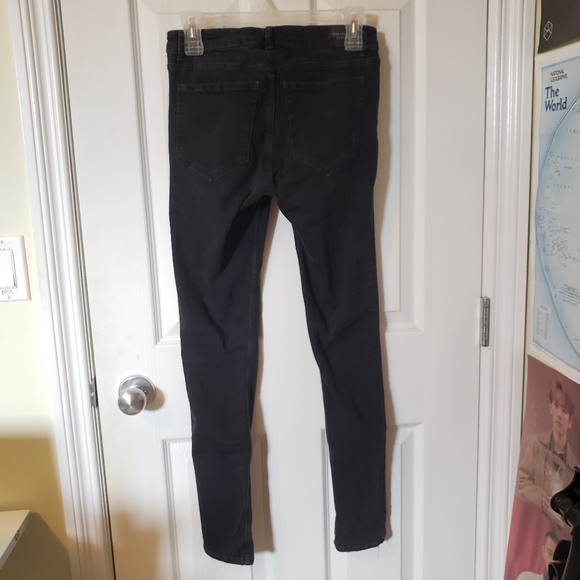Zara Trafaluc Denim Black Skinny Jeans - Picture 2 of 3